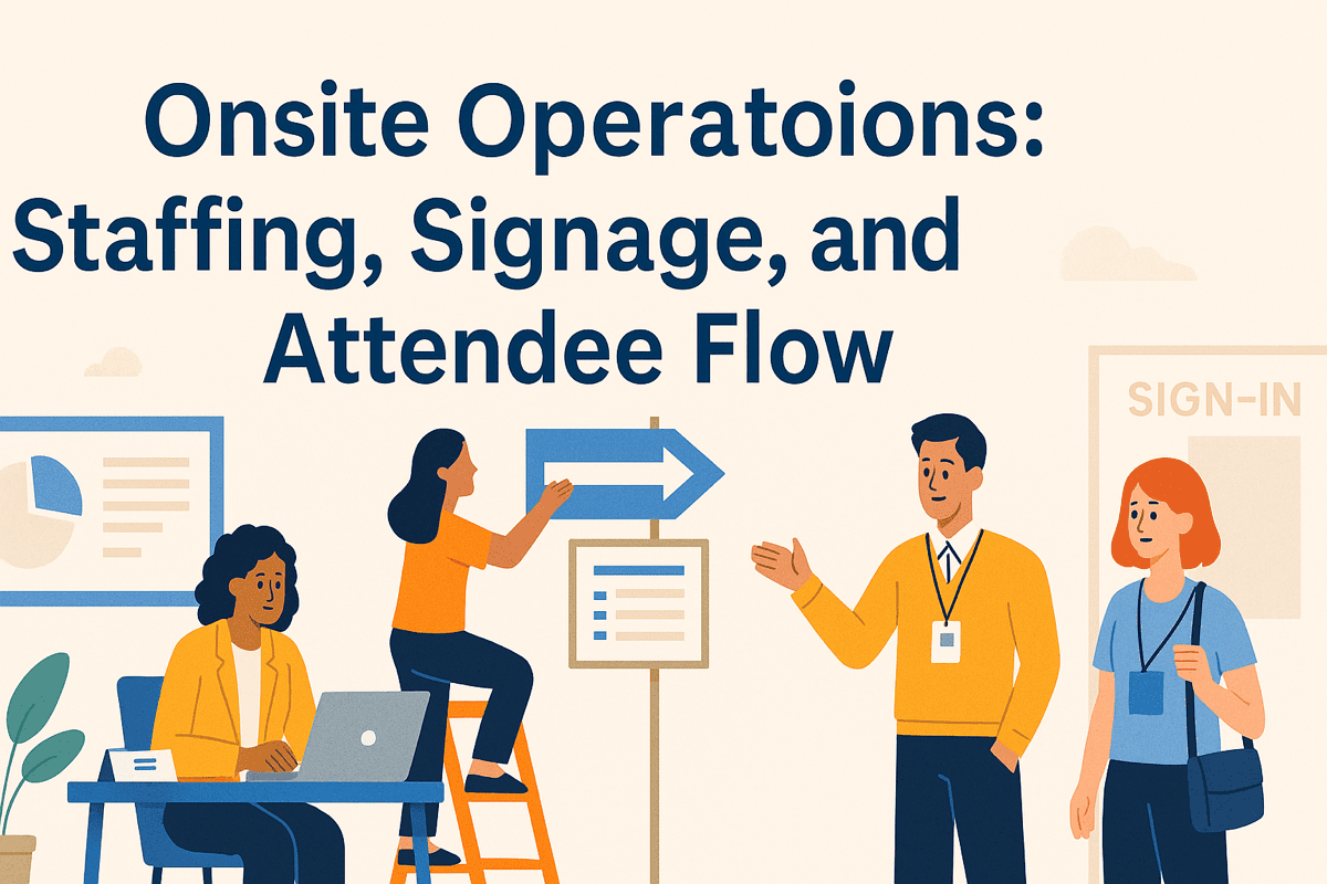KEEP YOUR EVENT MOVING: ONSITE OPERATIONS THAT FEEL EFFORTLESS